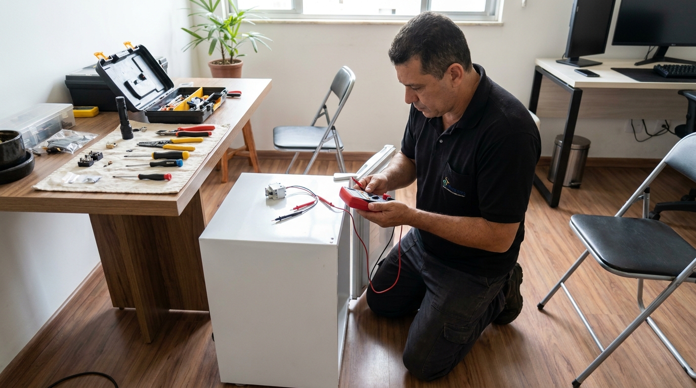 Reparo da placa eletrônica de frigobar em Ribeirão Preto‑SP